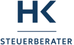 Logo HK Steuerberater blau