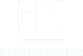 Logo HK Steuerberater weiß